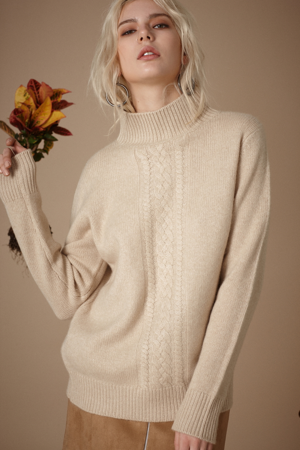 Marly Cashmere Turtleneck Sweater