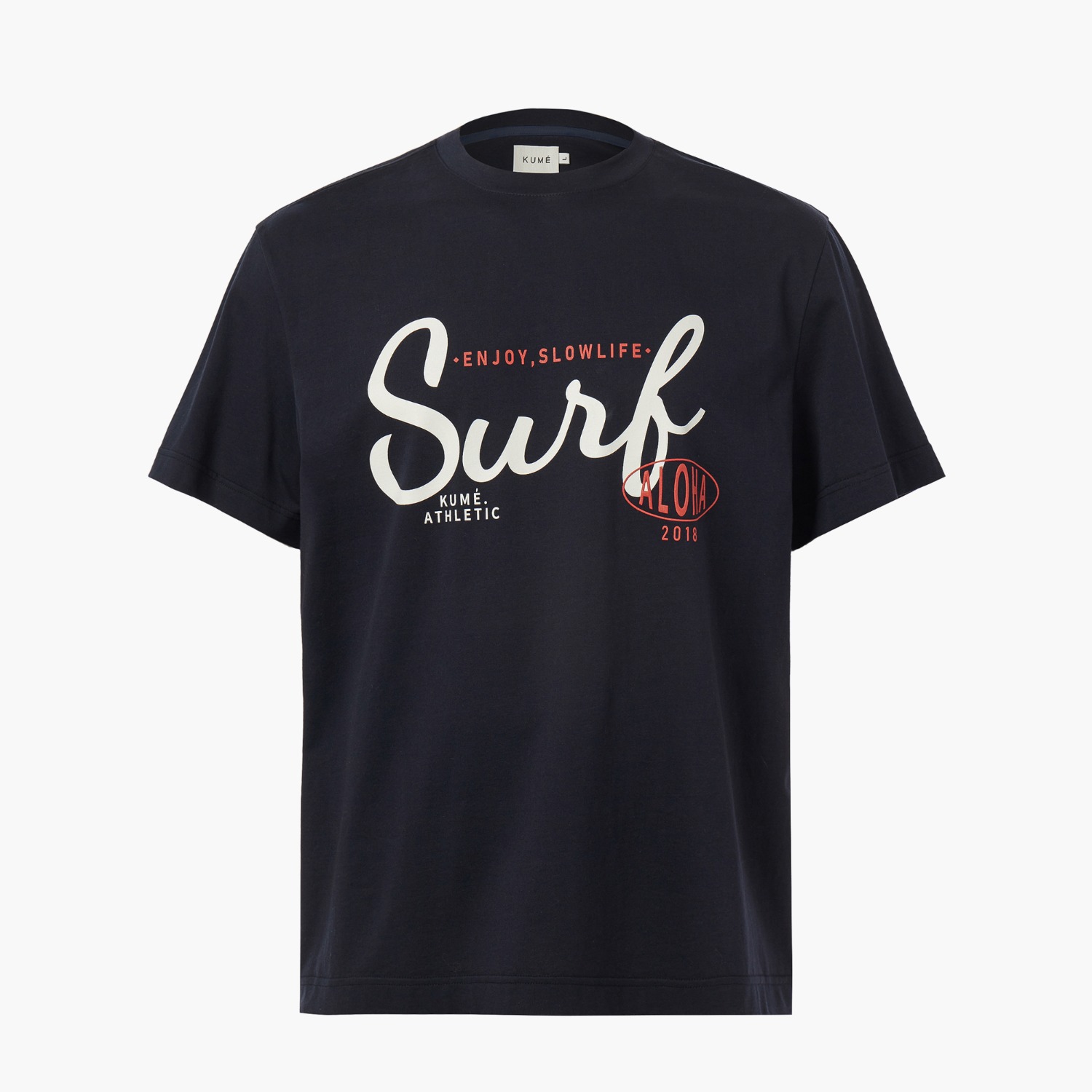(UNISEX) SURF SILKET T-SHIRT, NAVY