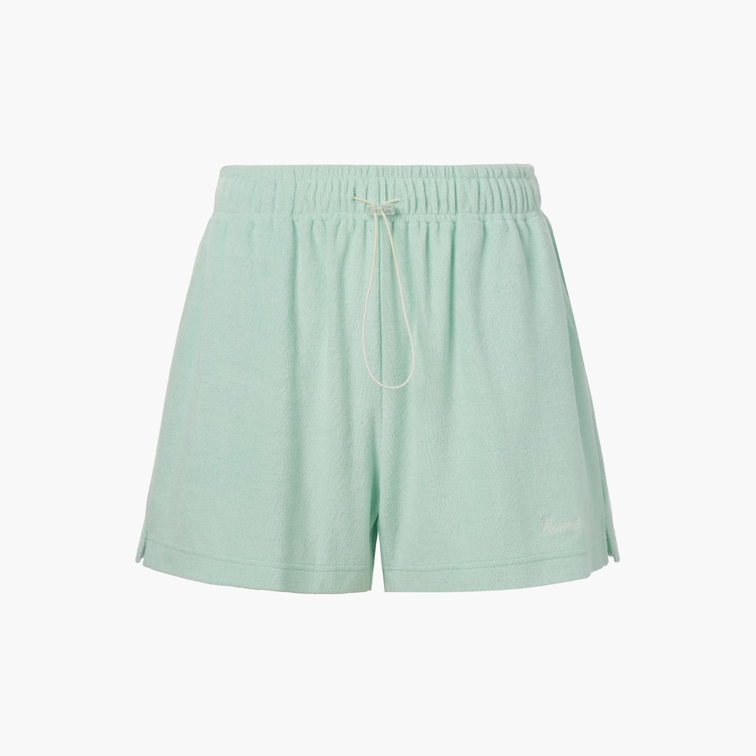 SURF EMBROIDERED TERRY SHORTS, MINT