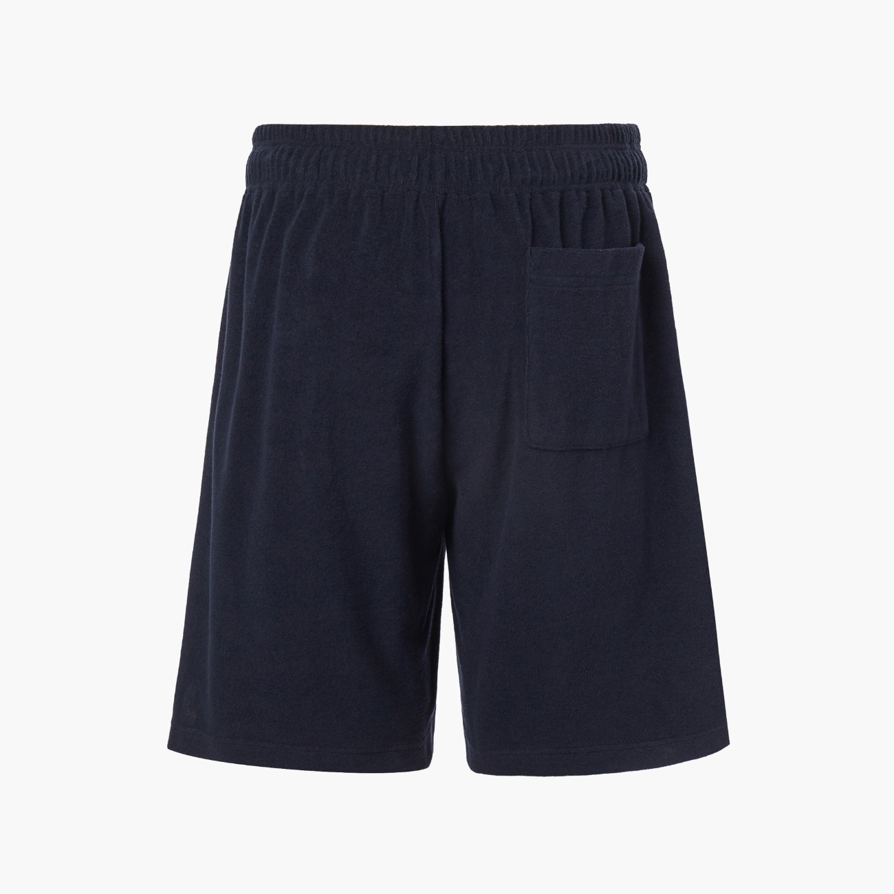 (MEN) PERFECT PLAYER EMBROIDERED TERRY SHORTS, NAVY
