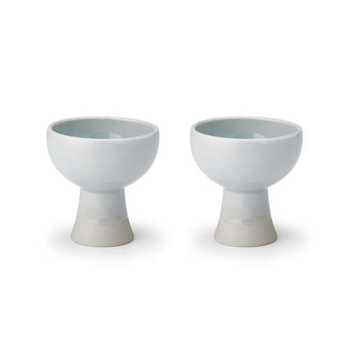 Casual-Line Snow-White Bell Cup Set For 2