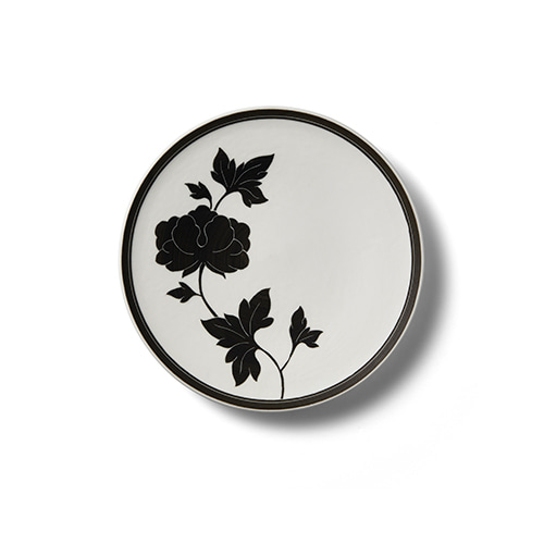 Heritage MokDan Dessert Plate 17 (Black)