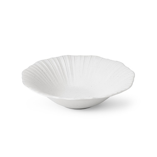 Seashell Series White Pasta Bowl 23