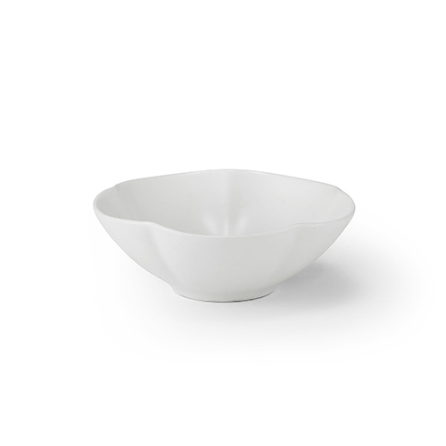 Wolbaek White Oriental Melon-shaped Bowl 10