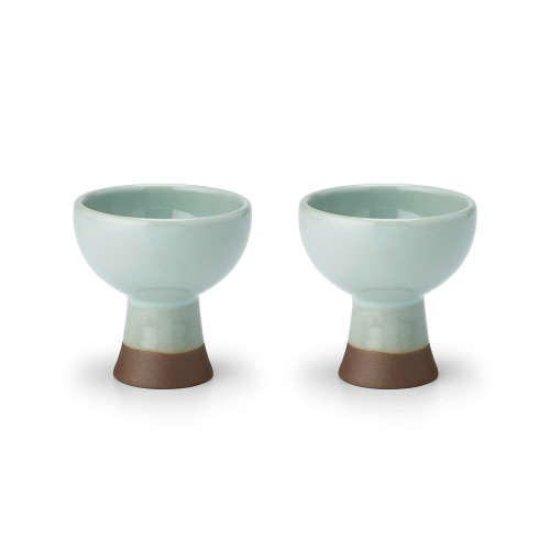 Casual-Line Light-Green Bell Cup Set For 2