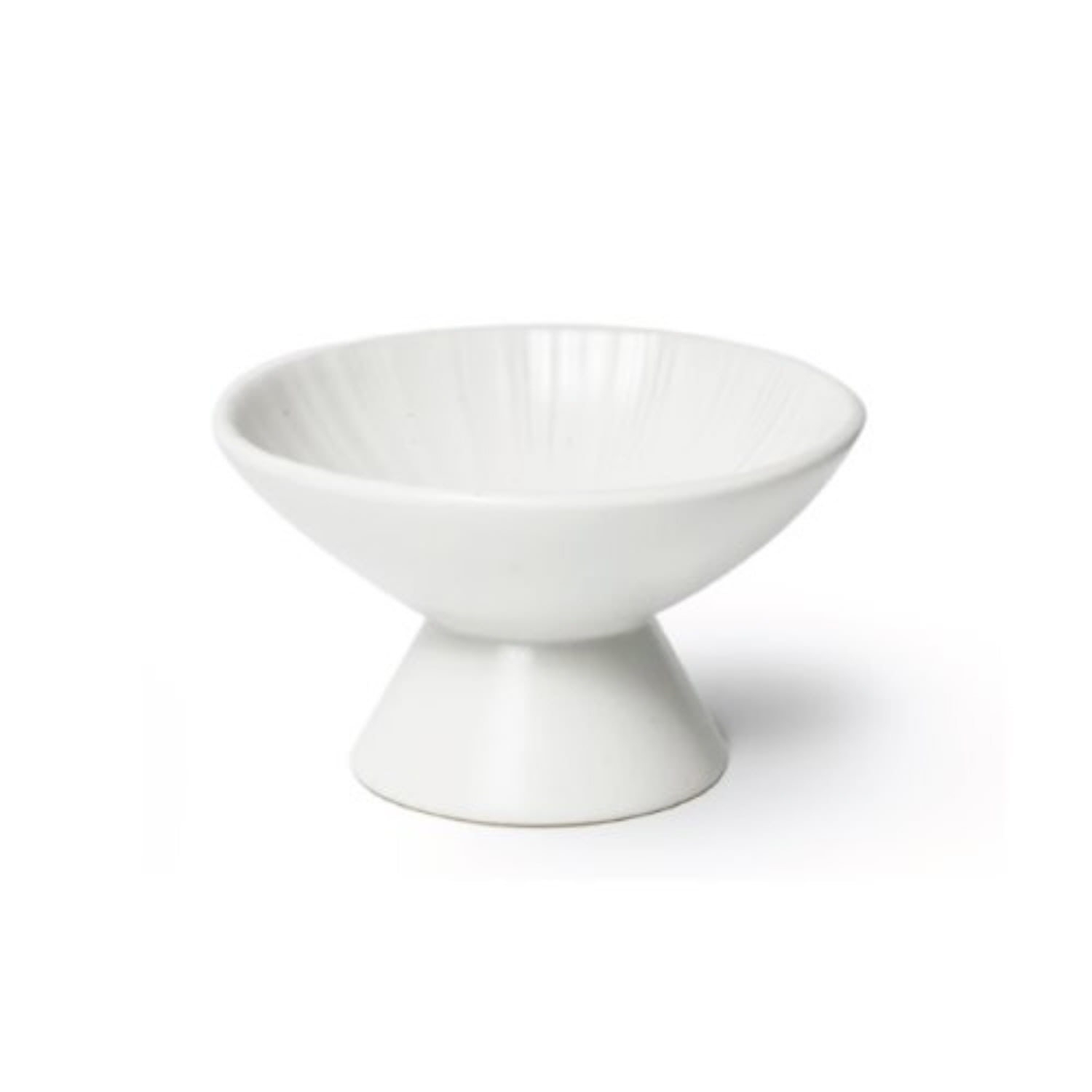 Seashell Series White Footed Bowl