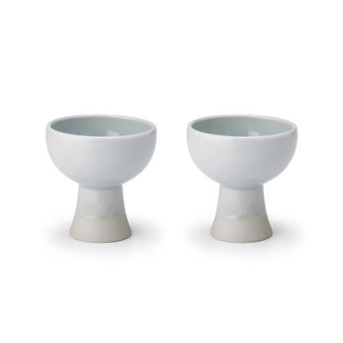 Casual-Line Snow-White Bell Cup Set For 2