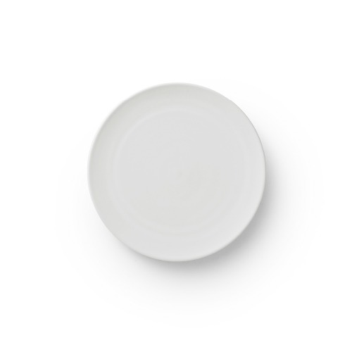Wolbaek White Circle Flat Plate 17