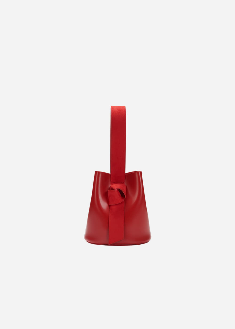 Micro Suede Knot Bucket Red
