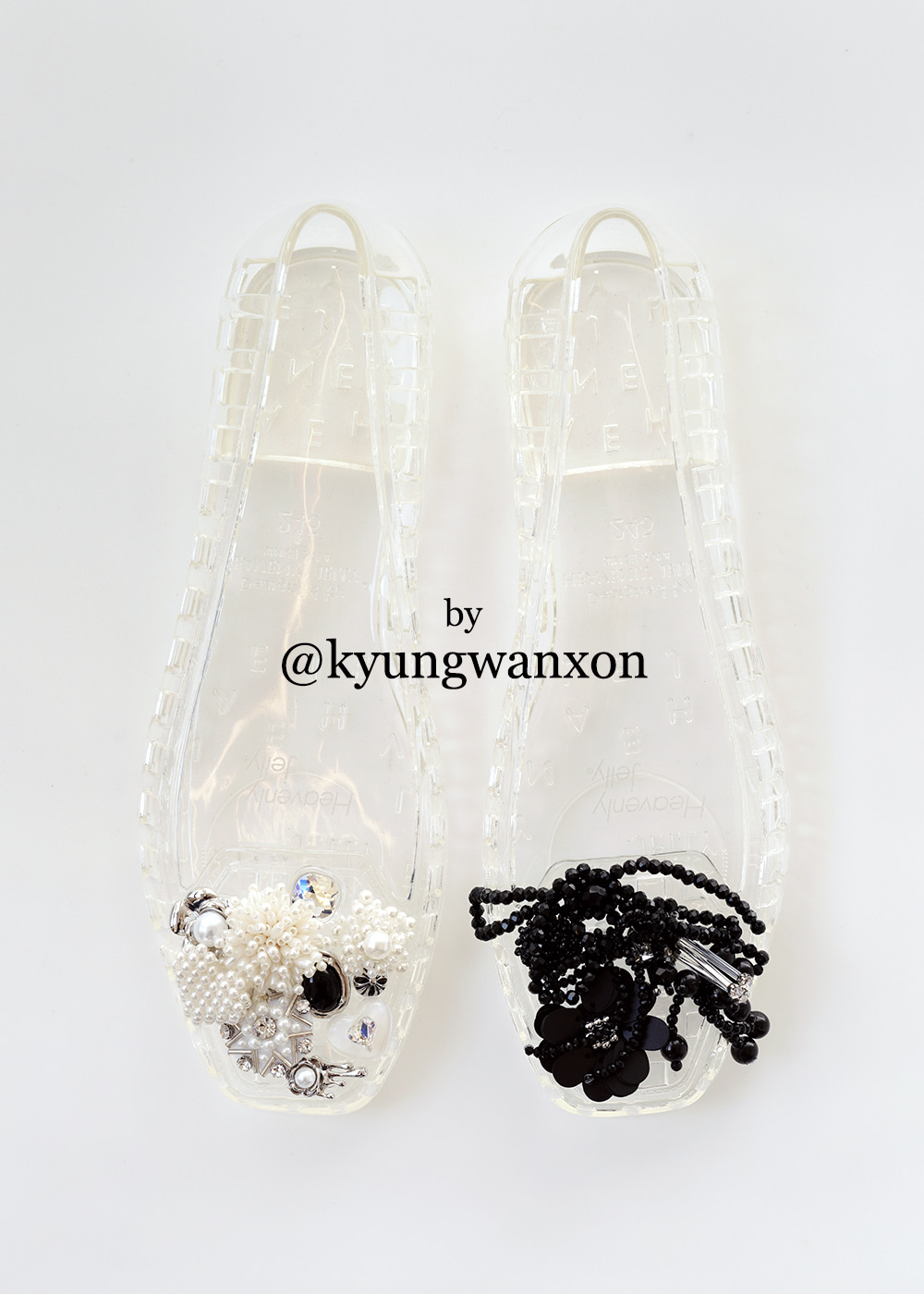 韓国人気ジェリーシューズ 【Heavenly Jelly】Allure Clear SET Designer fashion, Seoul-fully created | W Concept