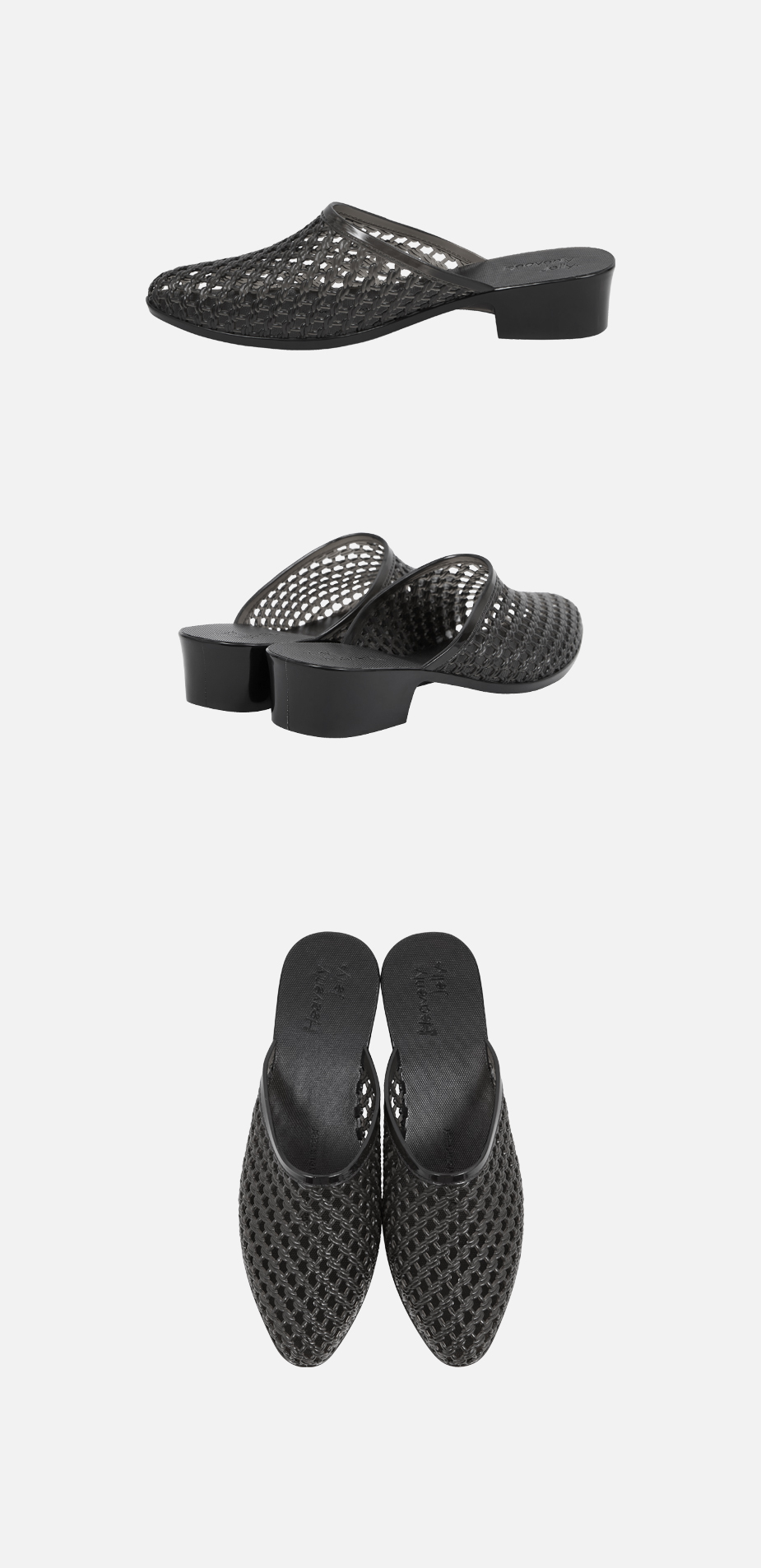 Allure Mule Clear Black - Heavenly Jelly