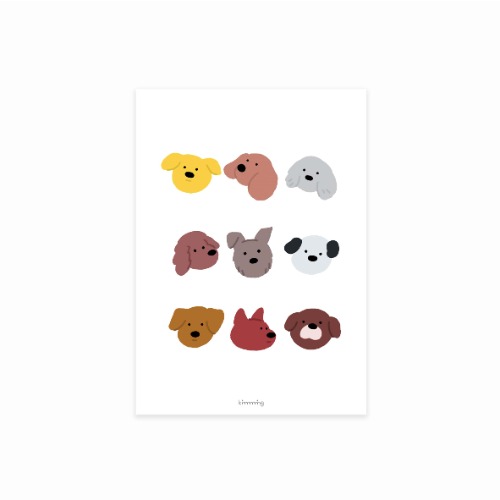 DOG FACES poster