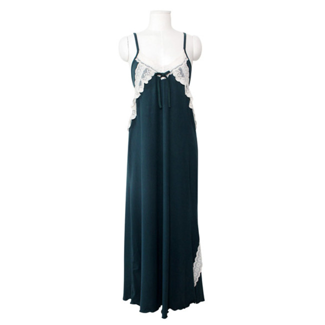 [쿠비카]V넥 라인 레이스 슬립웨어 여성잠옷 W914