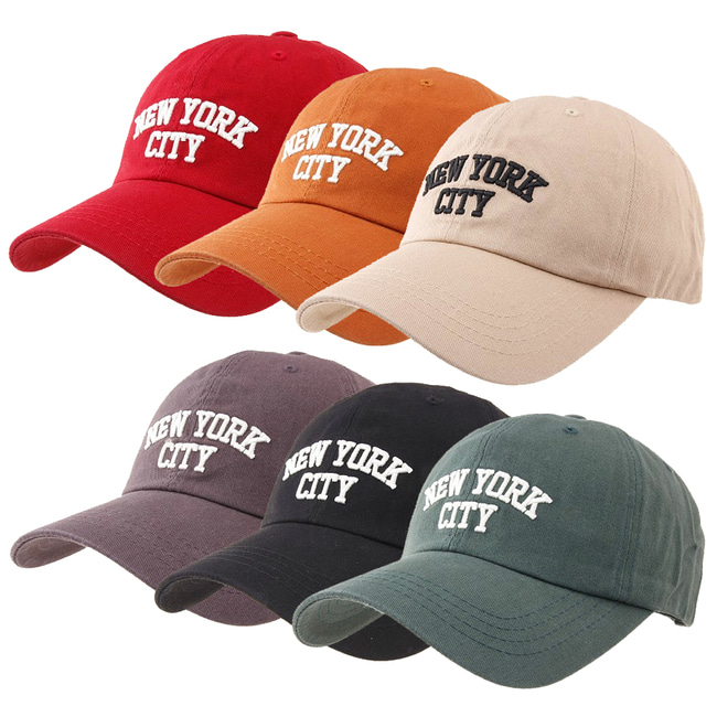 [디꾸보]뉴욕시티 코튼 볼캡 모자 DCH-CR050
