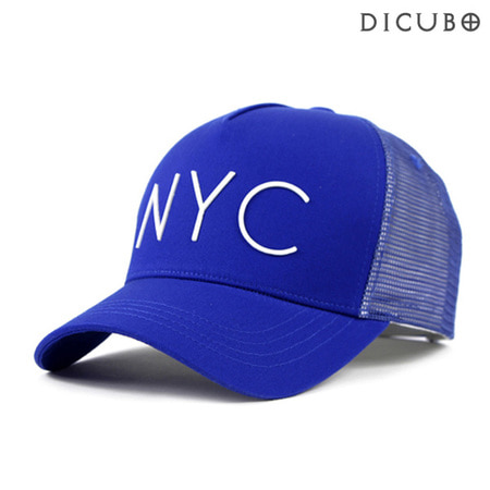[디꾸보]NYC 빅레터링 하프 메쉬 볼캡 모자 ET845