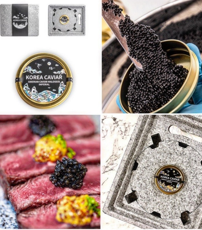 바다의 보석, 세계 진미 - 7일 이내 제조한 초신선 캐비어 / &#039; 코리아 캐비어&#039; (30g, 냉장)