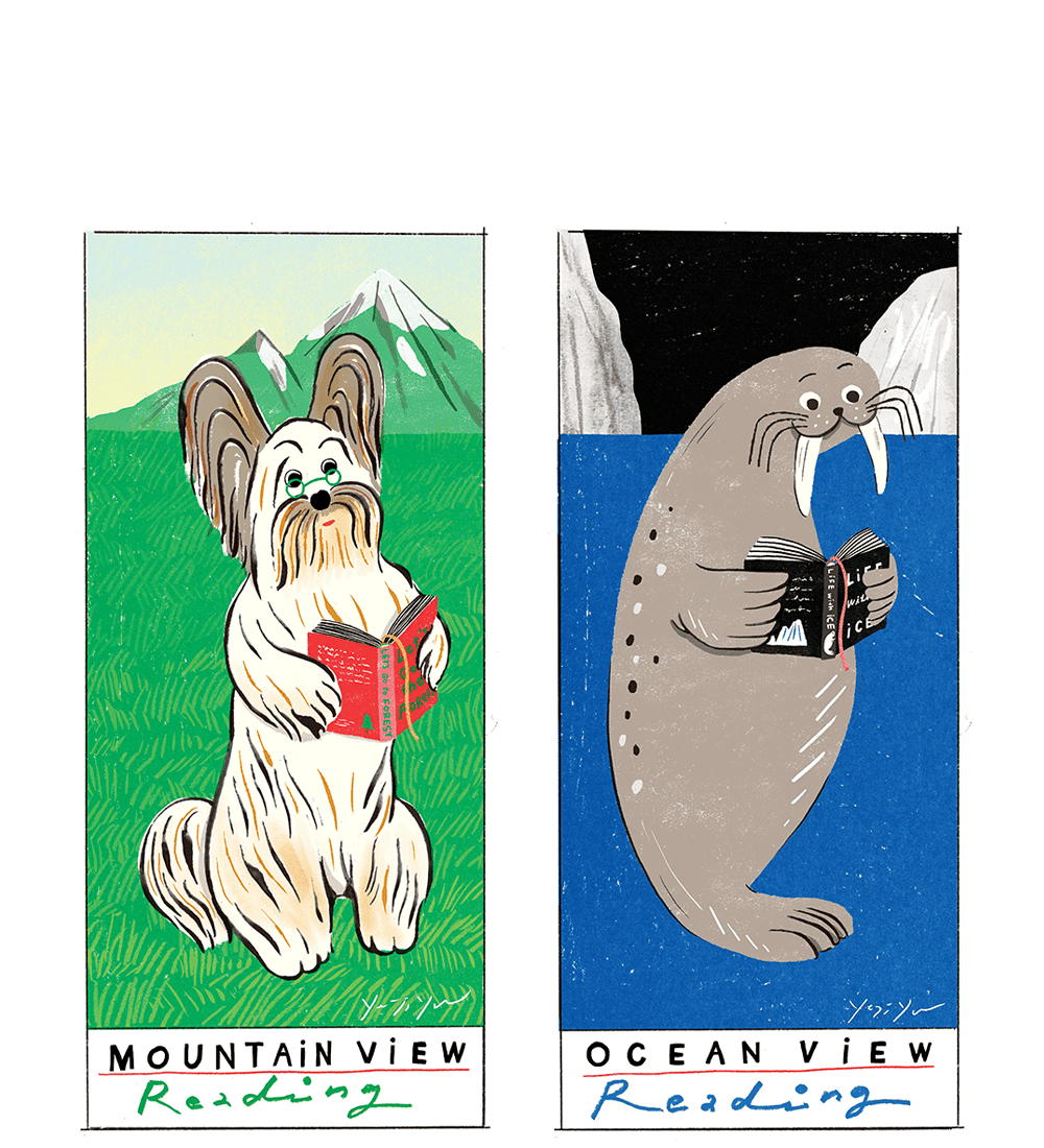 [13차 입고] [54개의 책갈피] Classic bookmark in Mountain and Ocean · 윤예지
