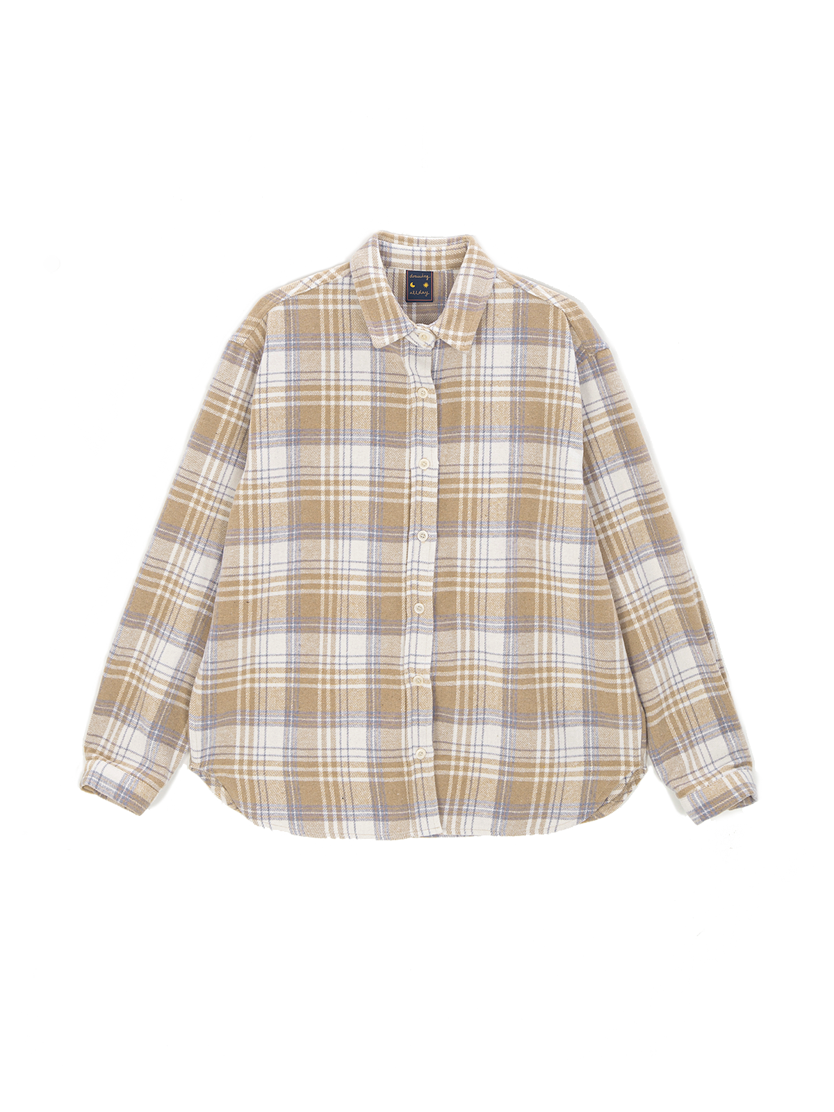 [30%]Warm Check Shirt / BEIGE