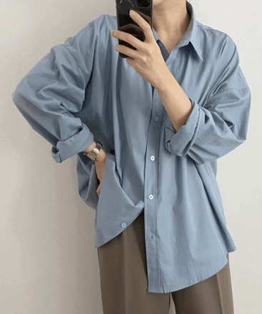 [무료배송]박스핏 코튼 레이어드 긴소매 남방 셔츠 / 3 colors!