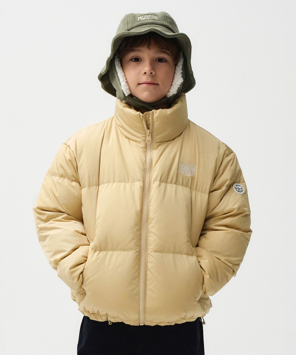 ENFANT BASIC GOOSE DOWN PUFFER light yellow