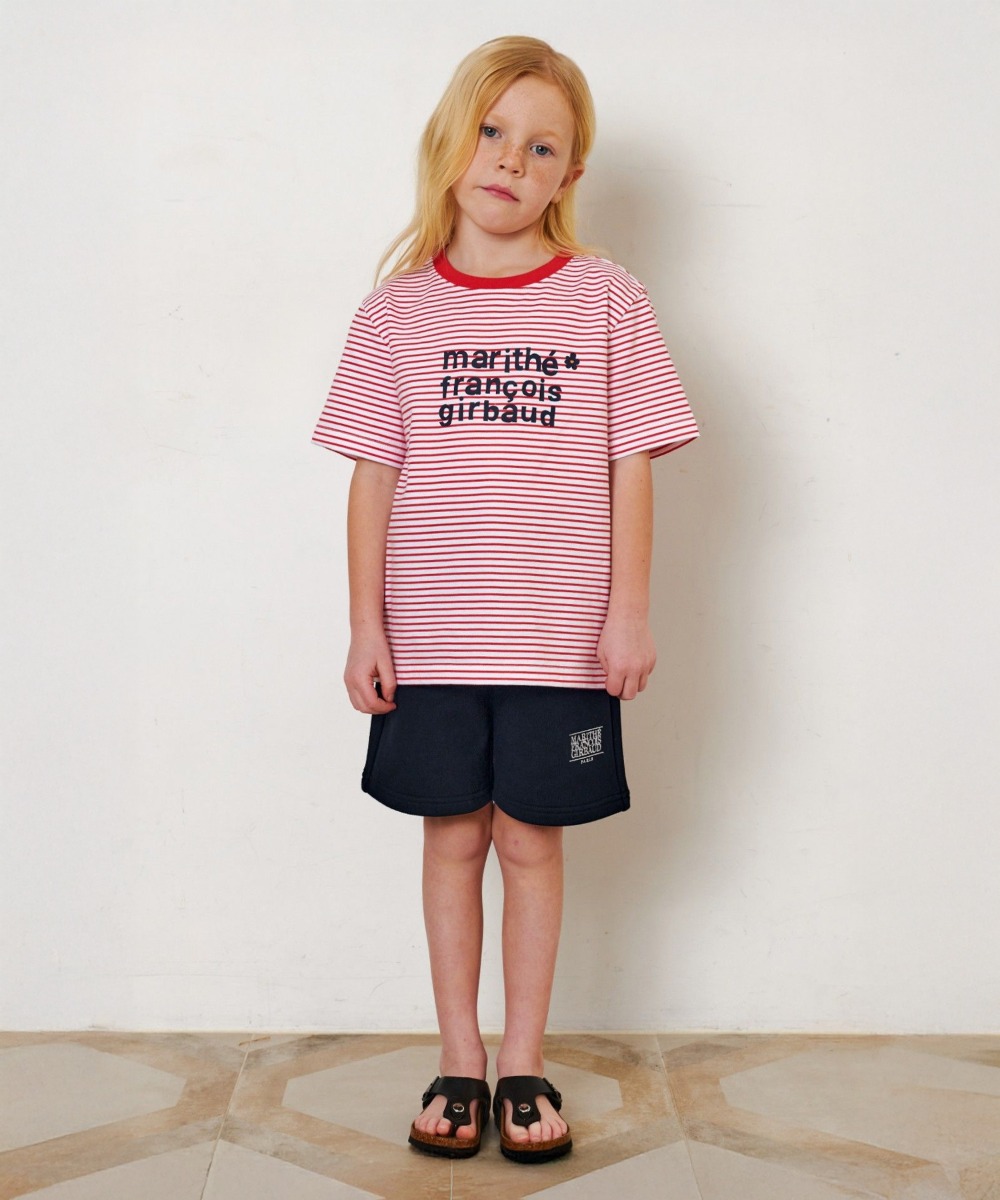 KIDS CLASSIC LOGO SWEAT SHORTS navy