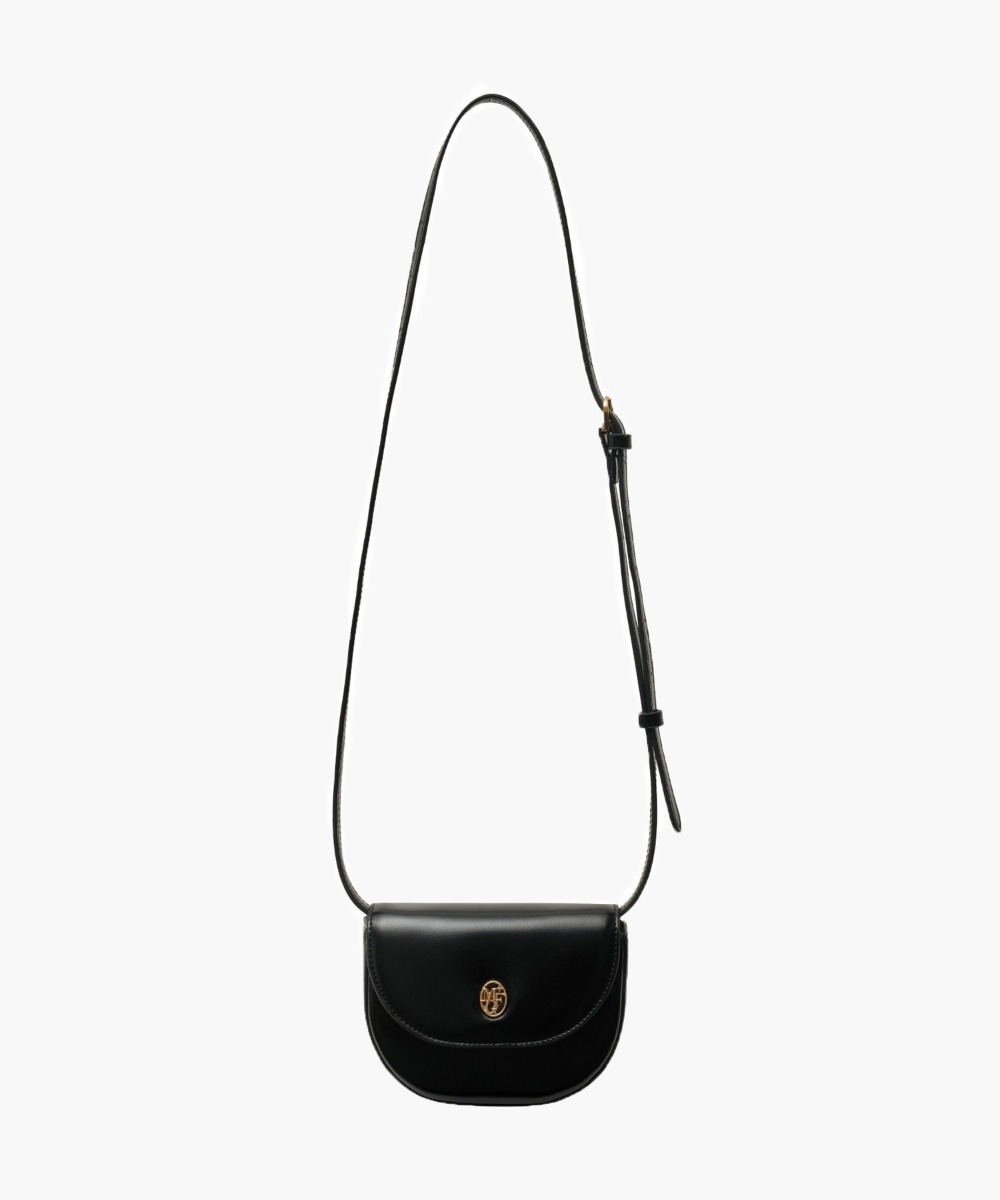 HALF MOON WALLET BAG black