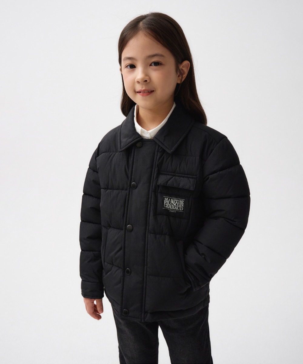 KIDS CLASSIC LOGO PADDED LIGHT JACKET black
