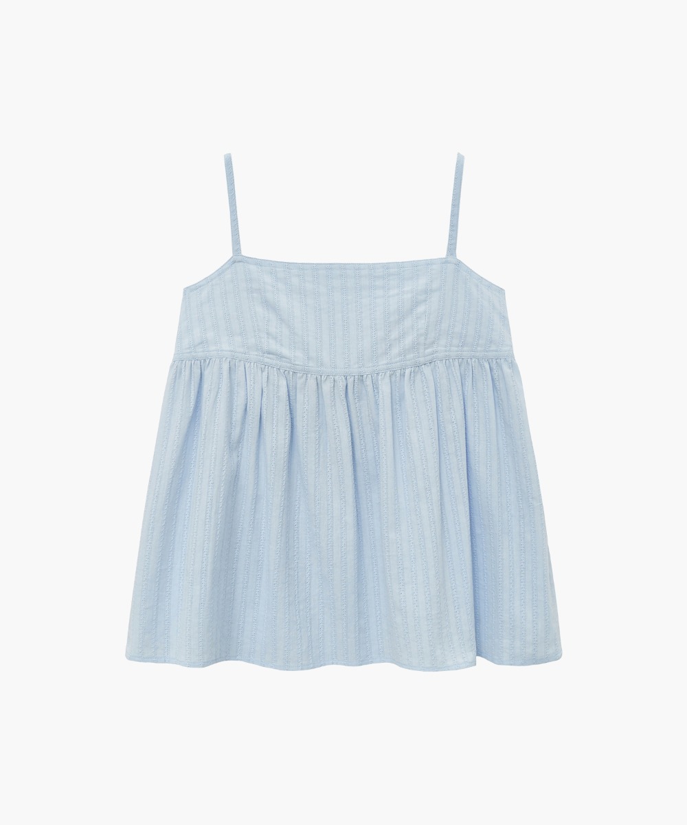 W CAMISOLE VOLUME BLOUSE blue