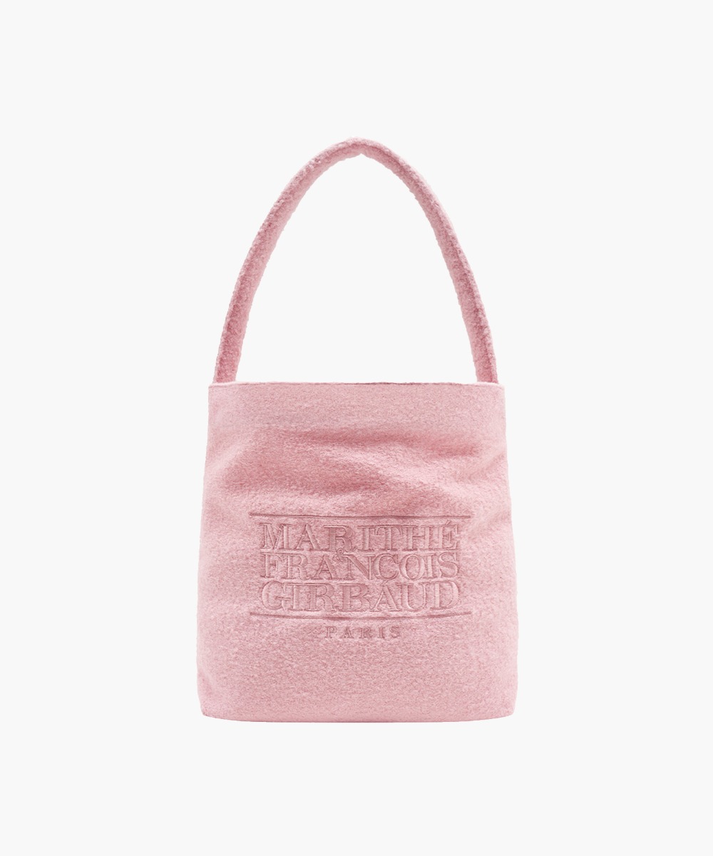 CLASSIC LOGO BOUCLE SHOULDER BAG pink