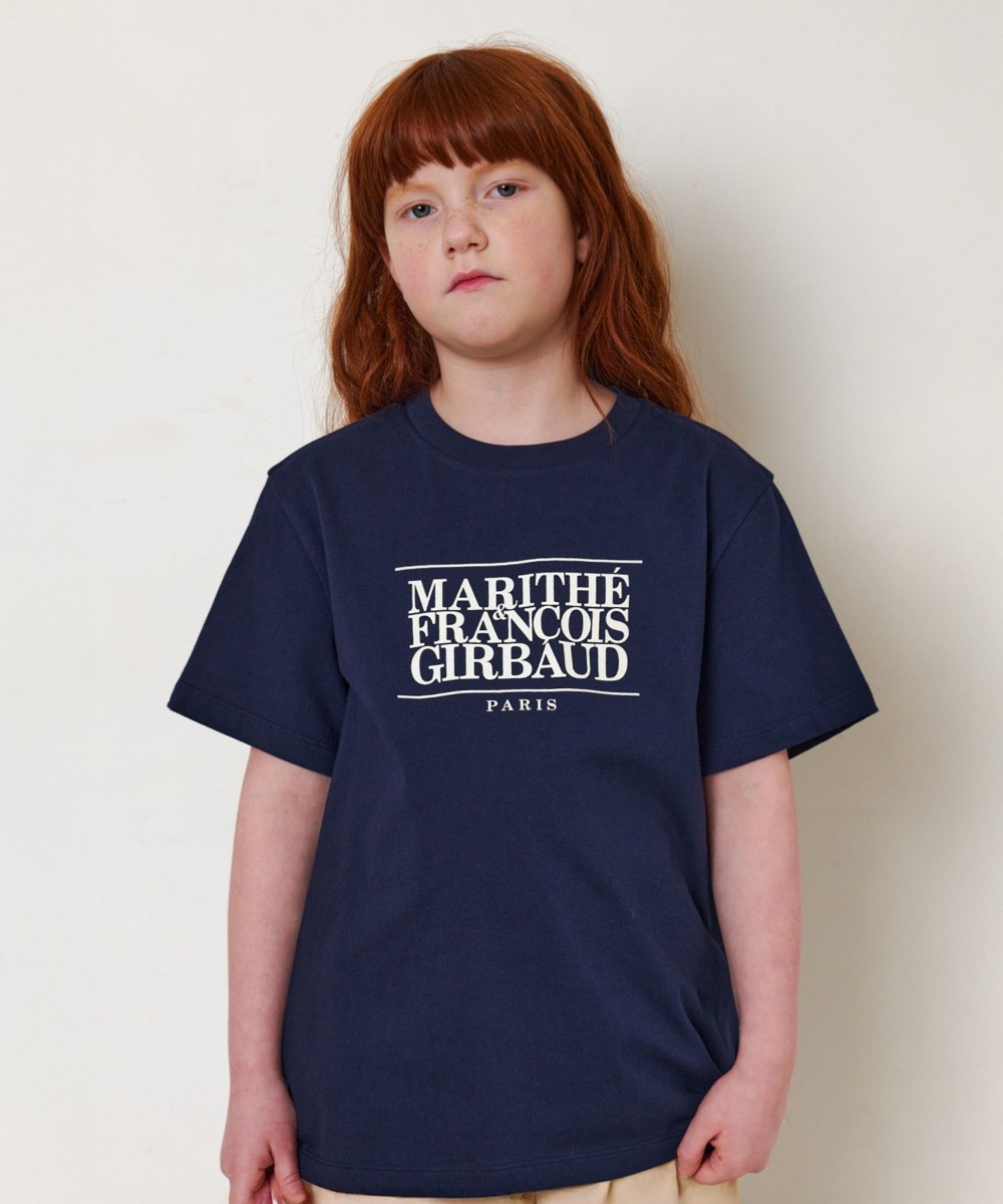 KIDS CLASSIC LOGO TEE navy