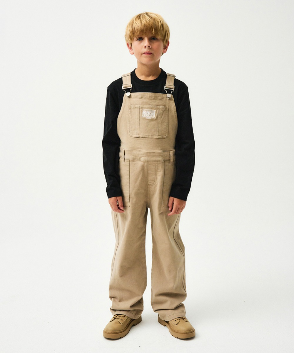 ENFANT COTTON OVERALL PANTS beige
