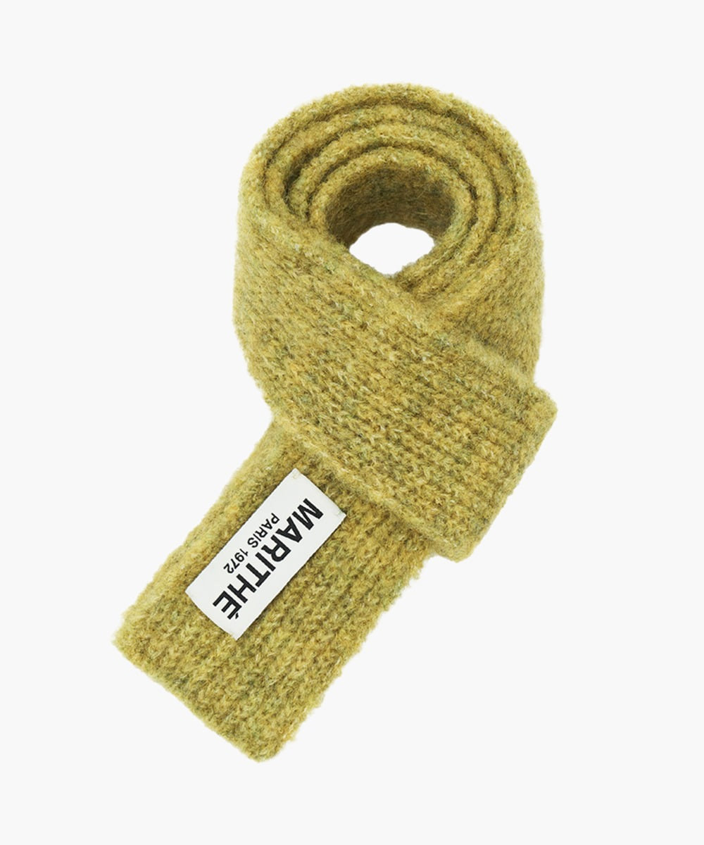 REGULAR LOGO TIE MUFFLER olive