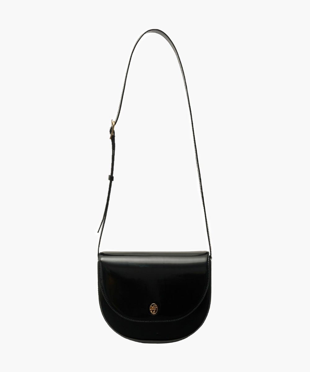 HALF MOON BAG black