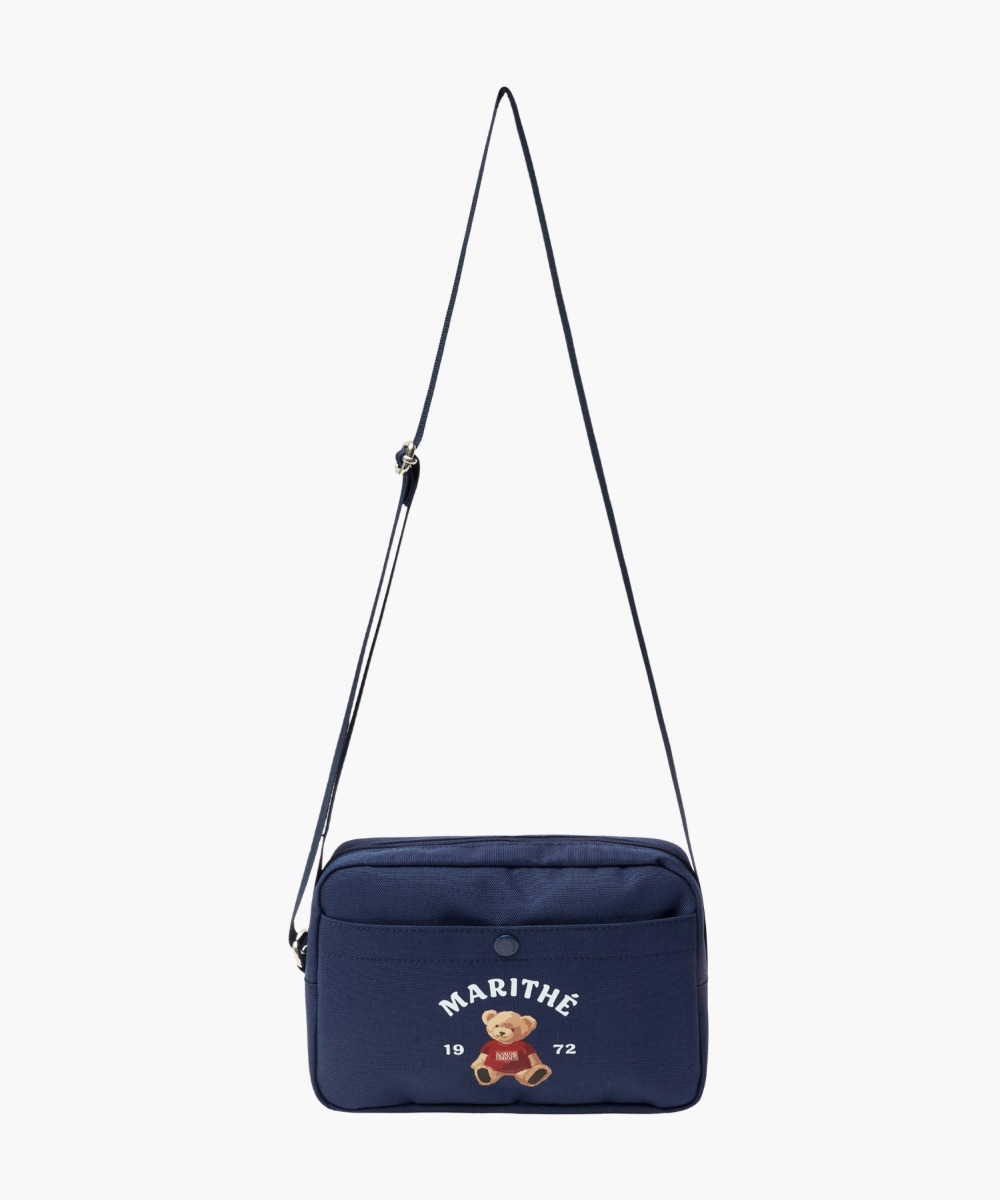 KIDS MARI BEAR MINI CROSS BAG navy