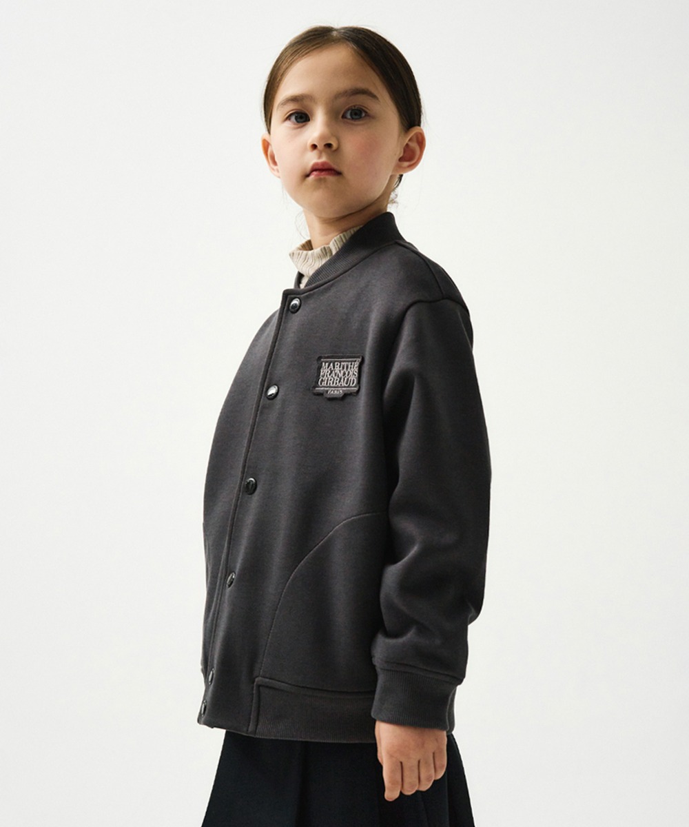 ENFANT JERSEY BOMBER JACKET charcoal