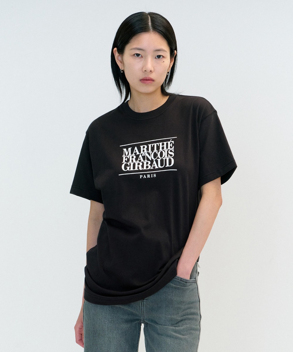 CLASSIC LOGO TEE black - MARITHÉ+FRANҪOIS GIRBAUD