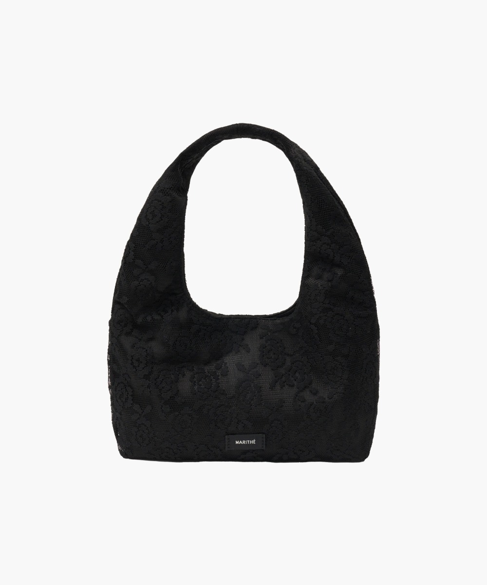 REGULAR LOGO LAYERED TOTE BAG black