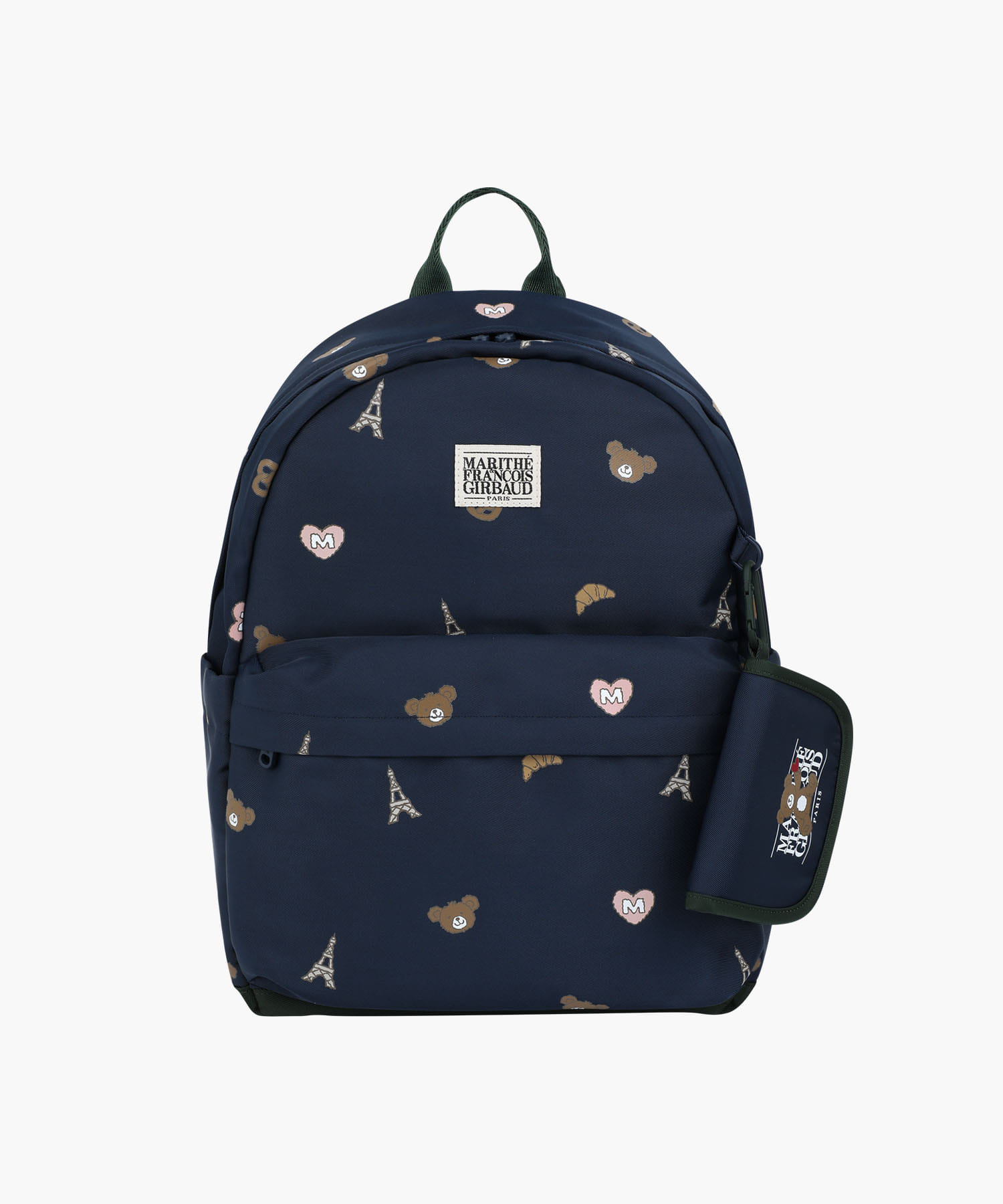 KIDS BEAR PRINT BACKPACK navy
