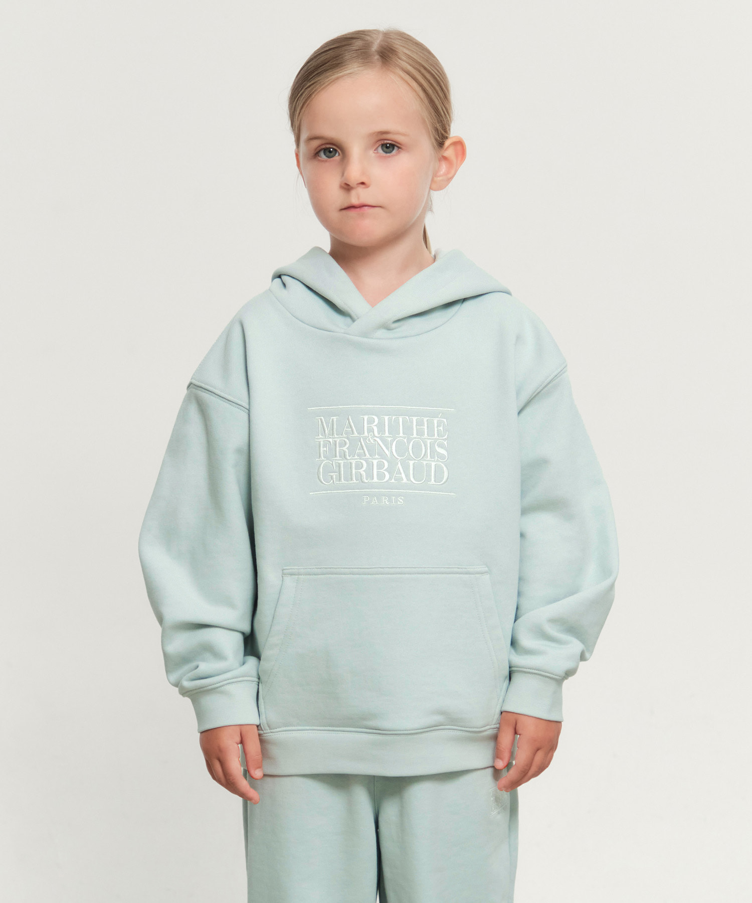 KIDS CLASSIC LOGO HOODIE mint