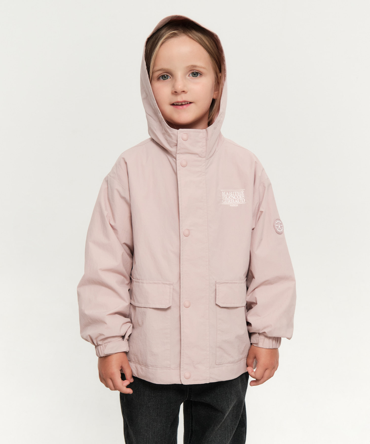 KIDS CLASSIC LOGO WINDBREAKER pink
