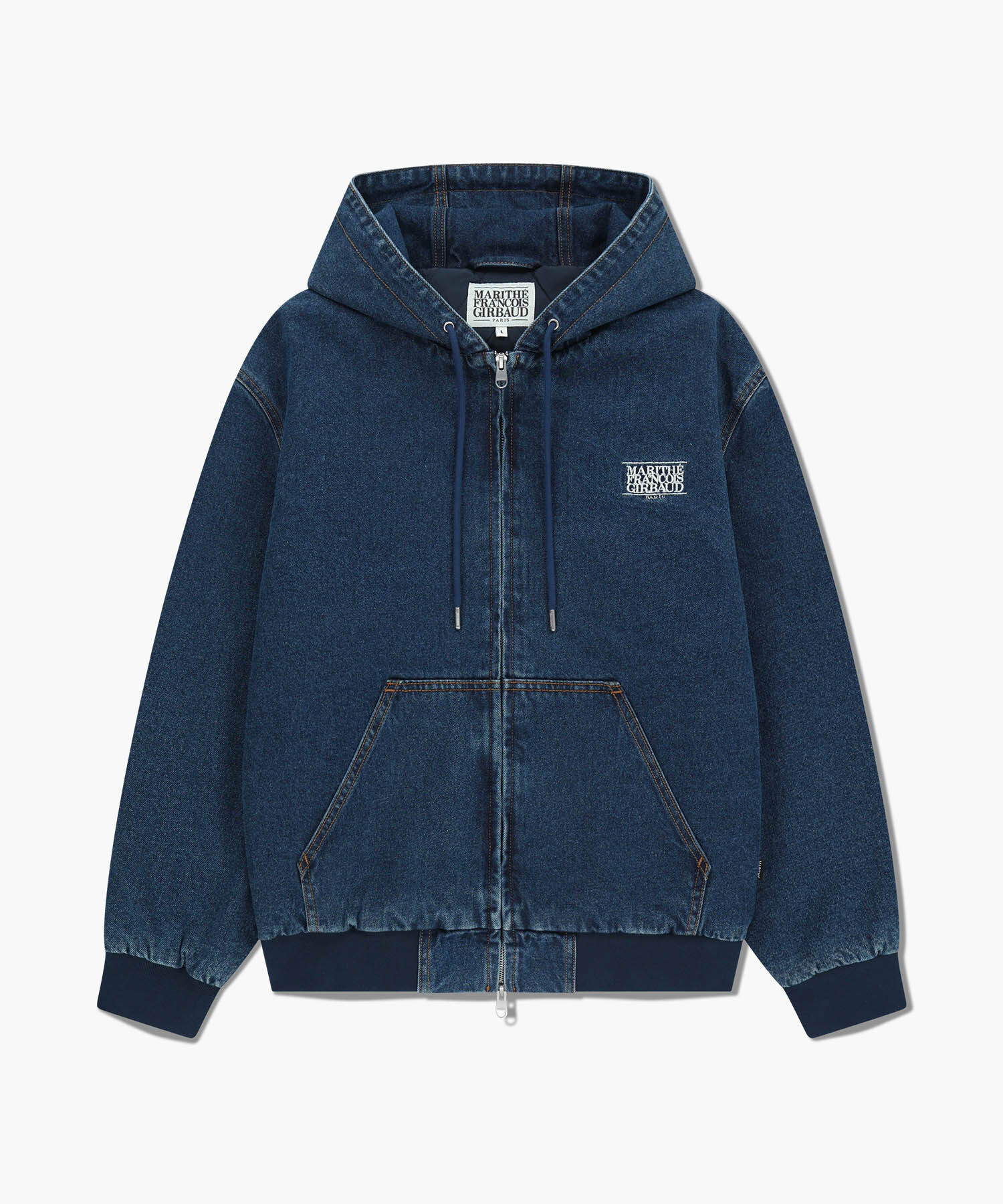 DENIM HOODIE JACKET blue