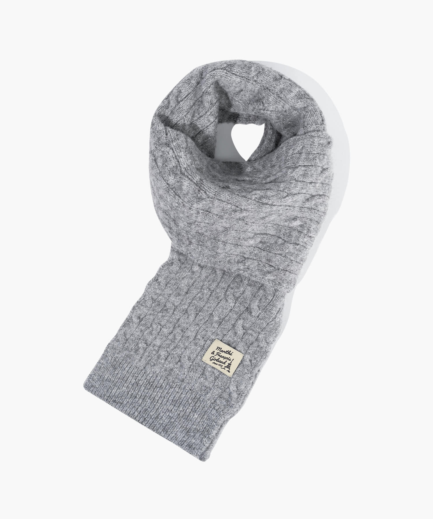 KIDS CABLE MUFFLER heather gray