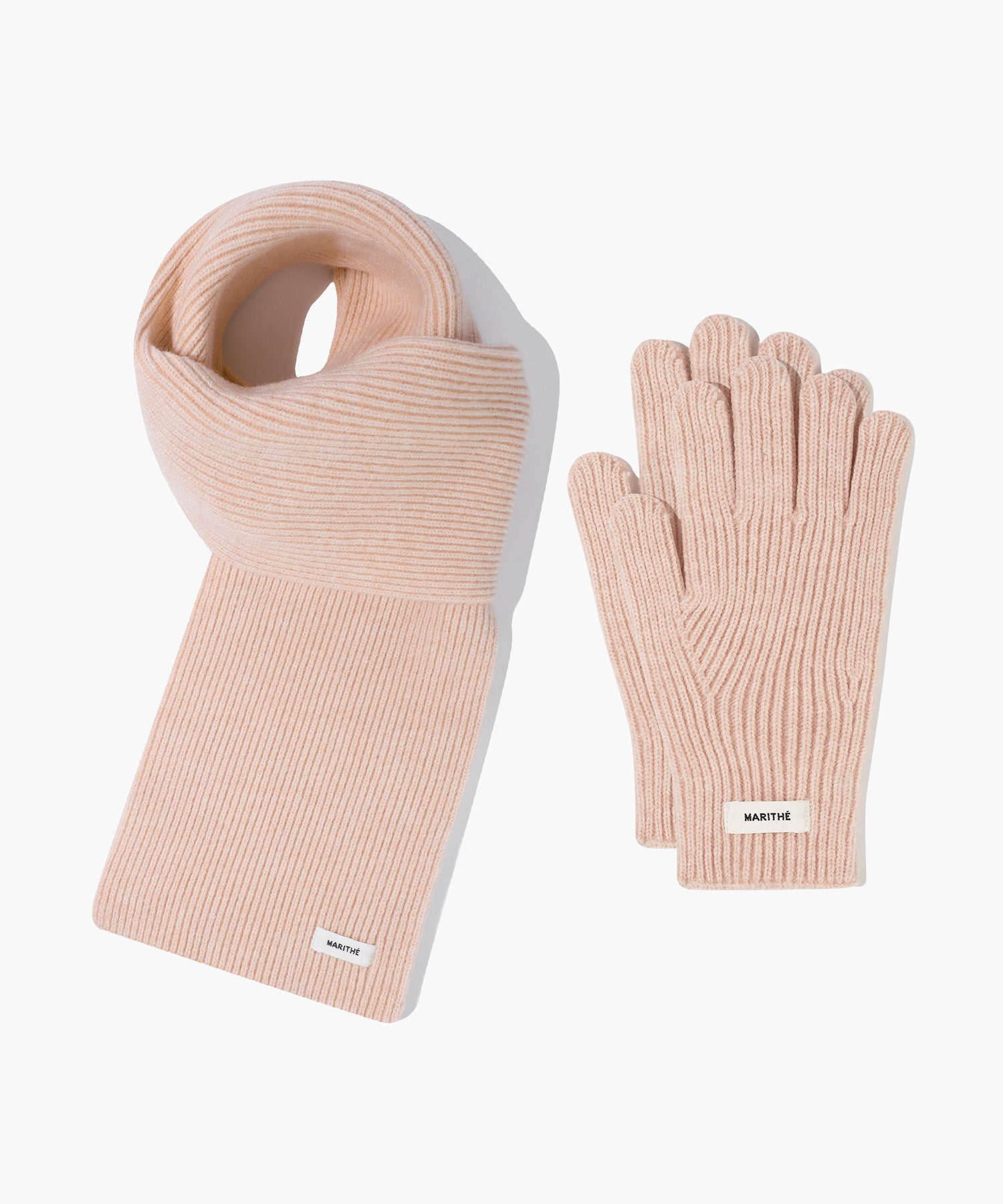 REGULAR LOGO MUFFLER&GLOVE pink