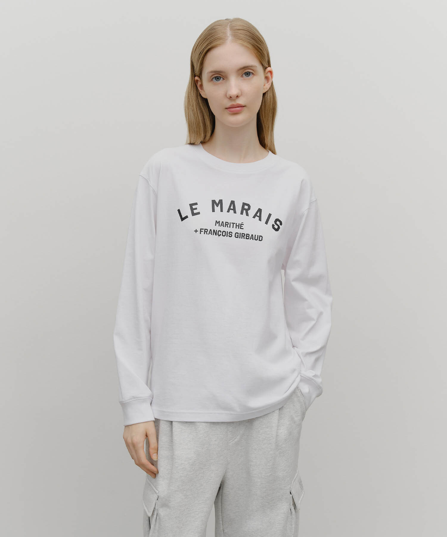 LE MARAIS LONG SLEEVE white