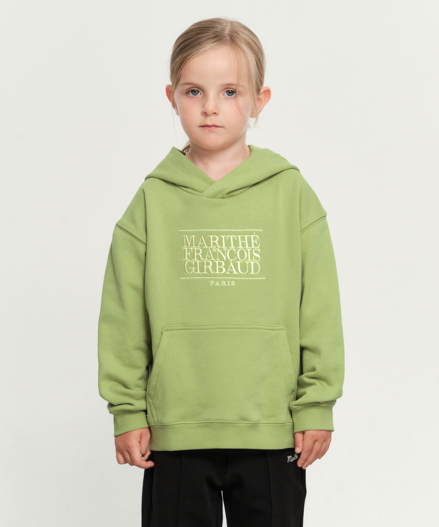 KIDS CLASSIC LOGO HOODIE light green