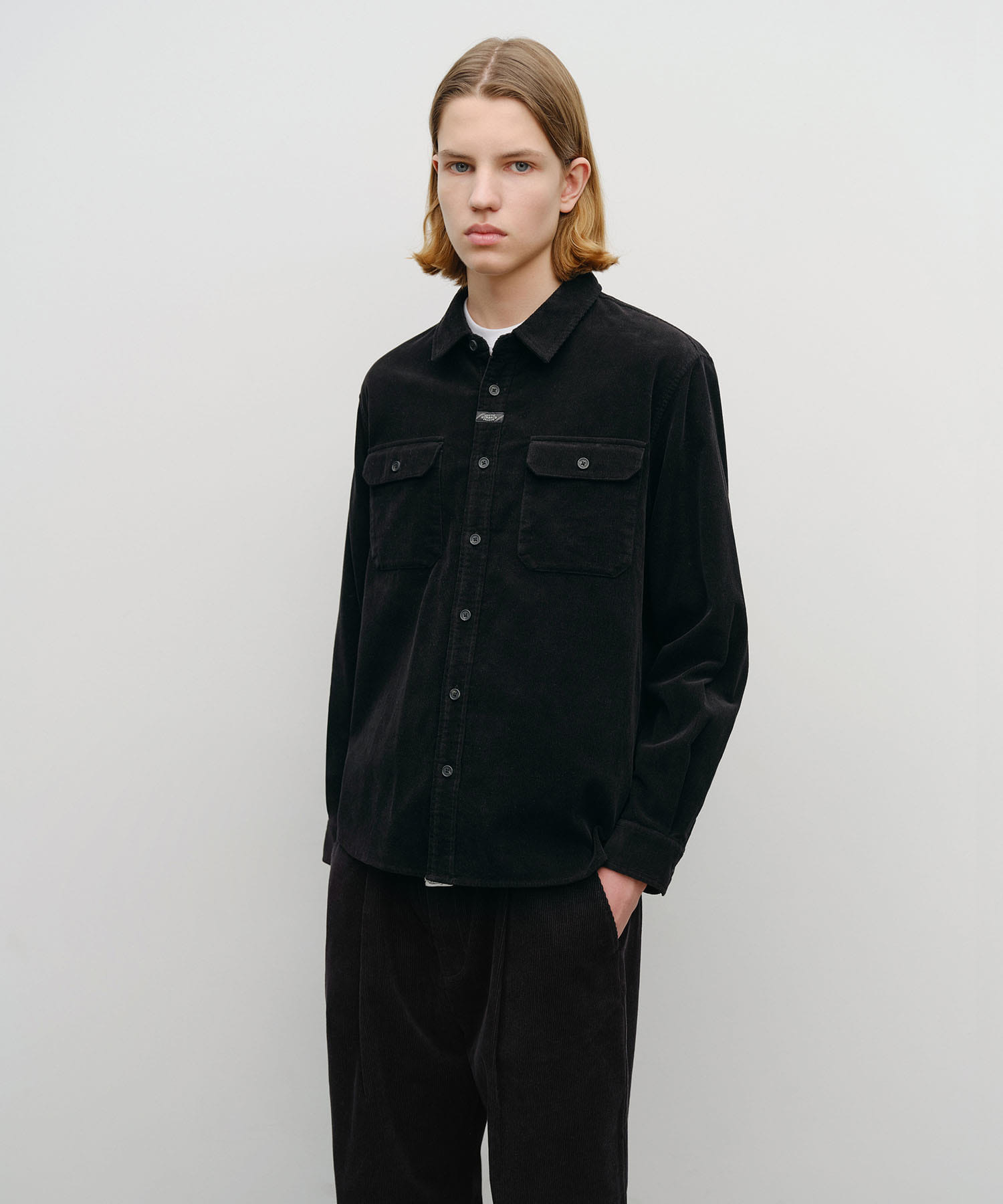 CLASSIC CORDUROY SHIRT black