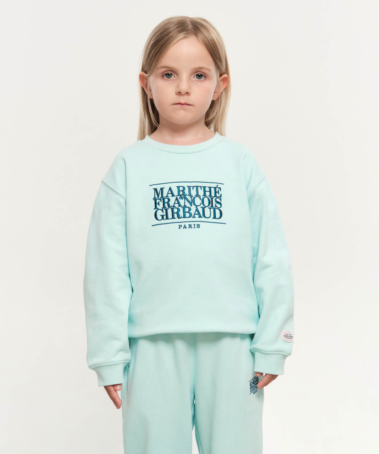 KIDS CLASSIC LOGO SWEATSHIRT ice blue