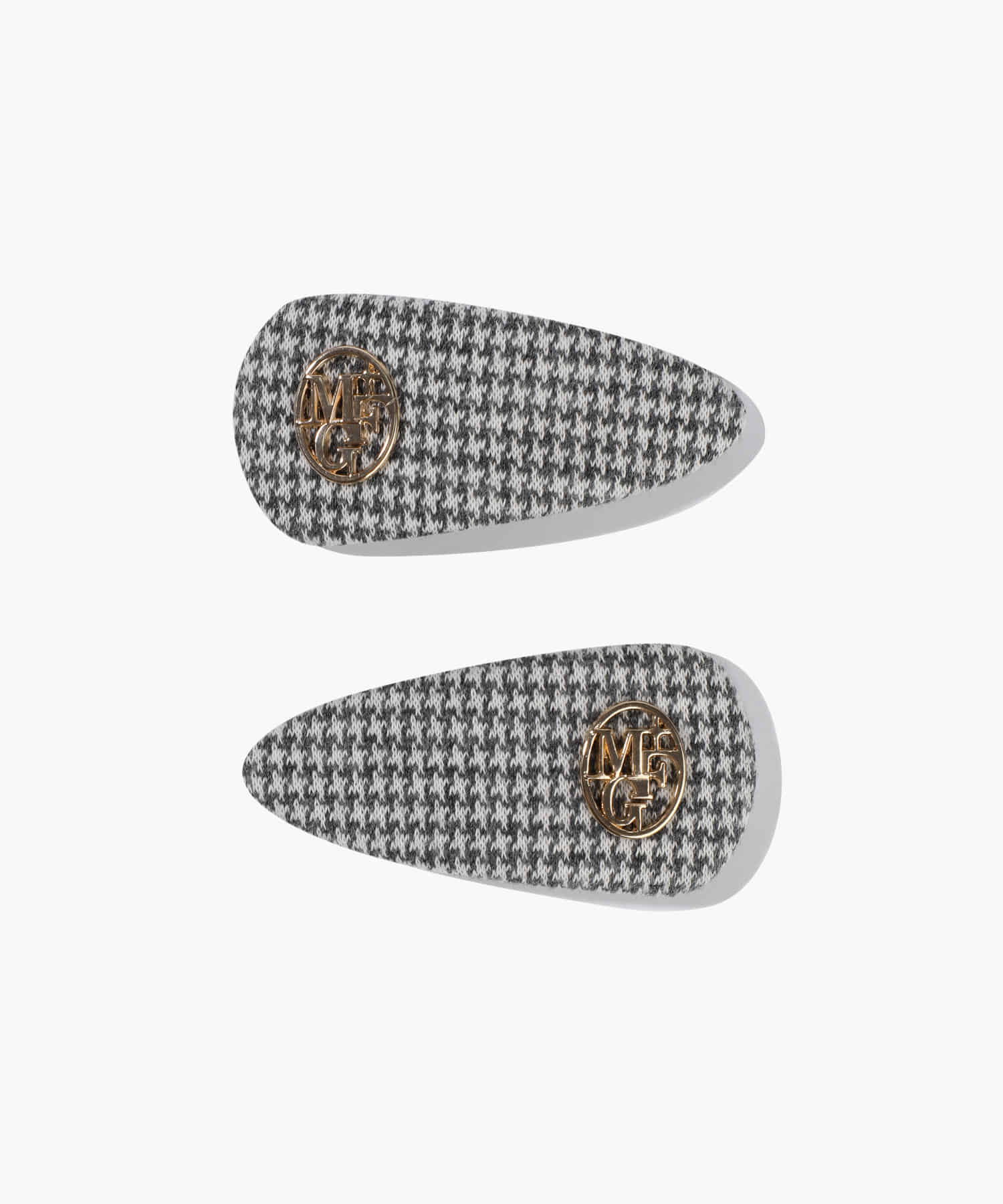 KIDS W CIRCLE LOGO HAIR PIN 2PACK check