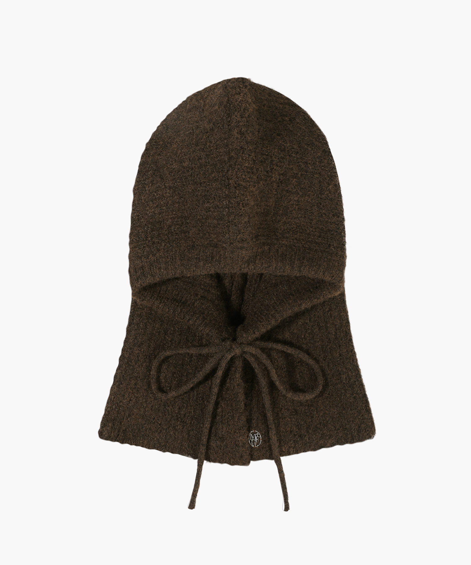 CIRCLE LOGO BALACLAVA dark brown