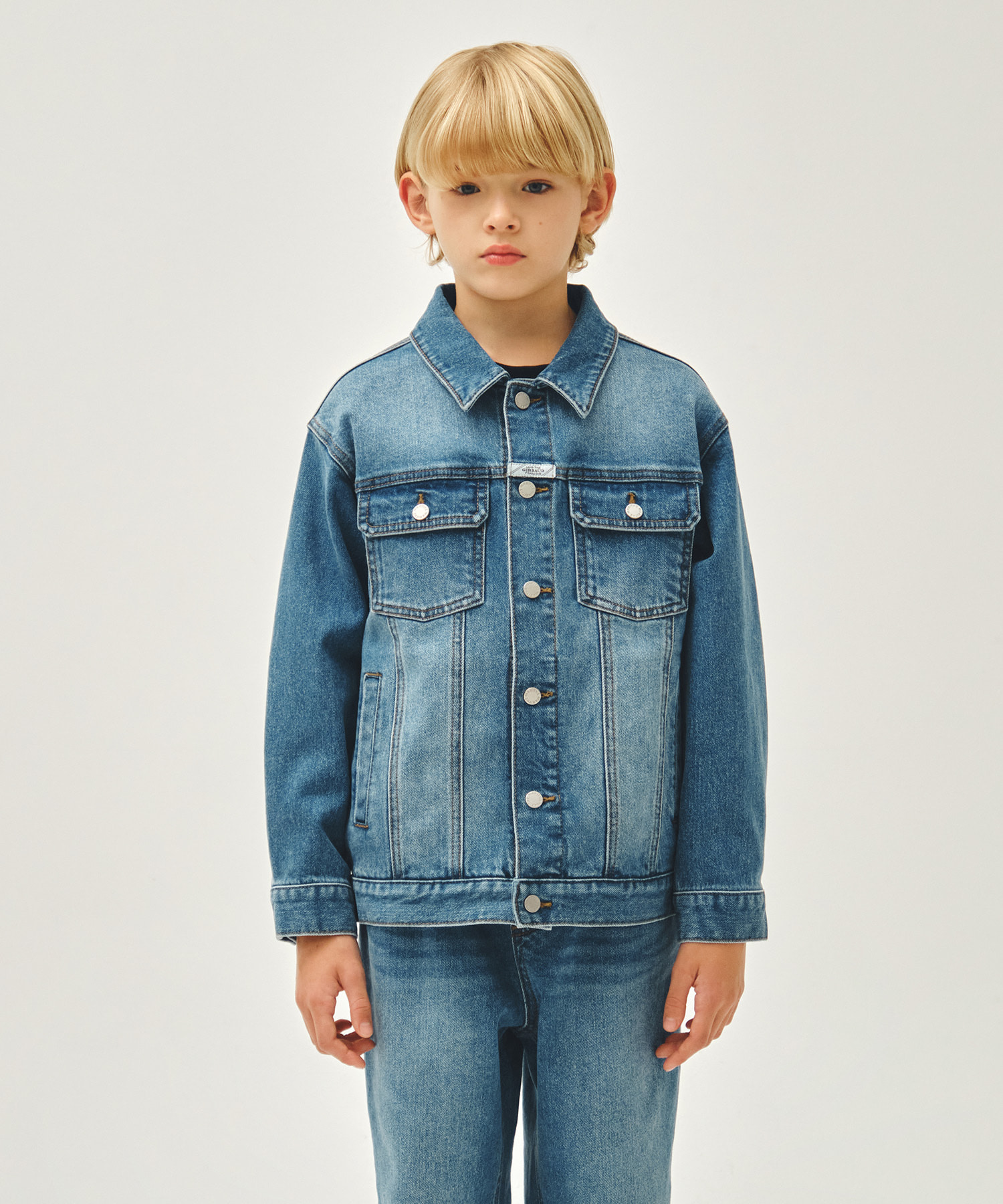 KIDS DENIM TRUCKER JACKET blue
